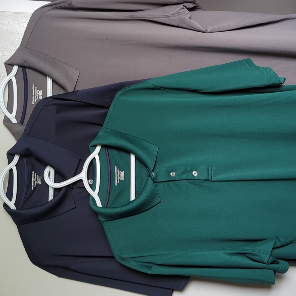 Bundle of three golf style polos for men